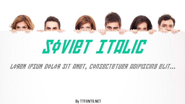 Soviet Italic example